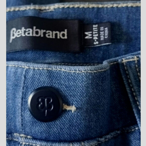BETABRAND Pull on Denim Jean Women's Medium - Picture 4 of 5